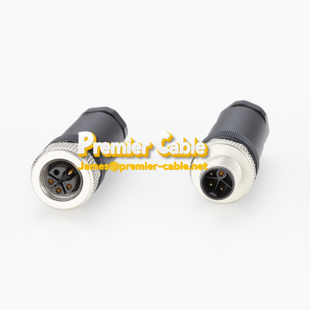 Field Wireable M12 K Coded Connector Cable 